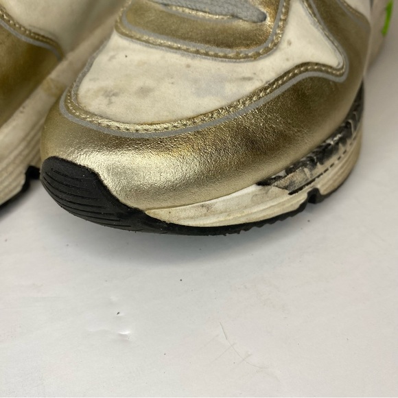 Golden Goose Private Edt Running Rare Gold Metallic Chunky Shoe Size 35EU/5-6 US - Picture 4 of 16